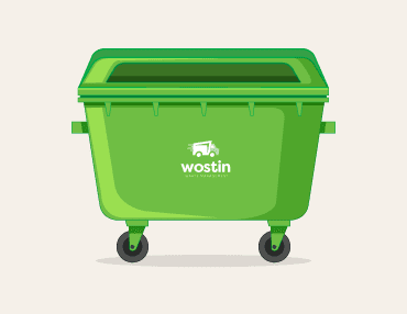 76 Gallon Trash Container